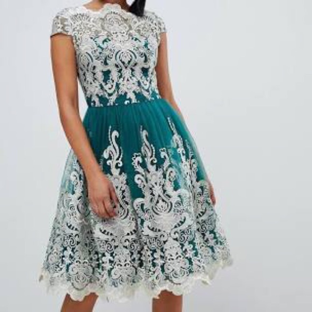 Emerald Green Chi Chi London Dress